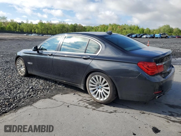 2012 BMW 7 Series 750Li xDrive with VIN WBAKC8C59CC437632, listed as a Copart auction lot 55965025 with 170,255 mi miles and Clean title. Bid and sale history available at DreamBid. Image 2.