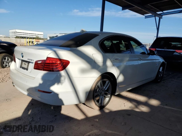 2015 BMW 5 Series 528i with VIN WBA5A5C52FD519802, listed as a Copart auction lot 46165805 with 88,458 mi miles and Salvage Title. Bid and sale history available at DreamBid. Image 3.