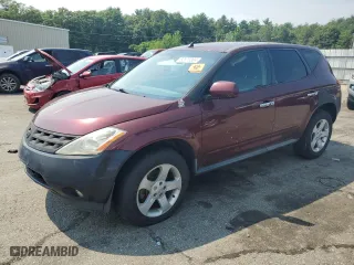 2005 Nissan Murano S with VIN JN8AZ08W65W429140, listed as a Copart auction lot 62570394 with 221,508 mi miles and Clean Title. Bid and sale history available at carsss.com. Image 1.
