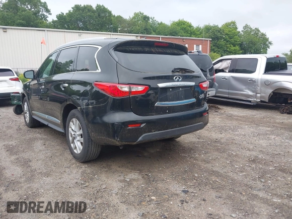 2015 Infiniti QX60 with VIN 5N1AL0MMXFC553802, listed as a IAAI auction lot 42703137 with 168,685 mi miles and . Bid and sale history available at DreamBid. Image 3.
