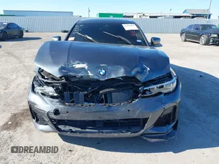 2020 BMW 3 Series M340i with VIN WBA5U7C04LFH15329, listed as a IAAI auction lot 41383675 with Not Provided miles. Bid and sale history available at carsss.com. Image 6.
