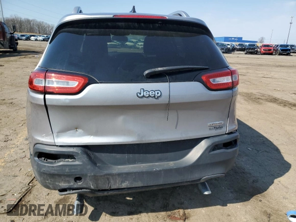 2014 Jeep Cherokee Latitude with VIN 1C4PJLCS2EW105993, listed as a Copart auction lot 50927155 with 76,586 mi miles and Salvage Title. Bid and sale history available at carsss.com. Image 6.