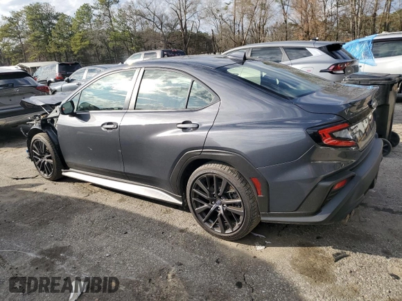 2023 Subaru WRX Premium with VIN JF1VBAF69P9823362, listed as a Copart auction lot 44951115 with 9,515 mi miles and Salvage Title. Bid and sale history available at carsss.com. Image 2.