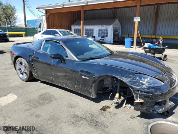 2008 Chevrolet Corvette Z06 with VIN 1G1YY26EX85121524, listed as a Copart auction lot 50619465 with 0 mi miles and Salvage Title. Bid and sale history available at carsss.com. Image 4.