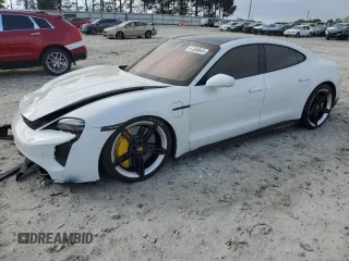 2023 Porsche Taycan Turbo z VIN WP0AC2Y17PSA52456, wystawiony jako Copart lot #51390645 z przebiegiem 8 156 mil mil oraz Szkoda całkowita • Salvage title. Historia ofert i sprzedaży dostępna na DreamBid. Obrazek 1.