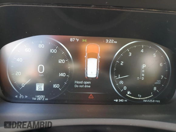 2016 Volvo XC90 T6 Inscription z VIN YV4A22PL4G1027827, wystawiony jako Copart lot #56332285 z przebiegiem 140 281 mil mil oraz Szkoda całkowita • Salvage title. Historia ofert i sprzedaży dostępna na DreamBid. Obrazek 9.
