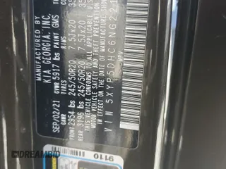 2022 Kia Telluride SX z VIN 5XYP5DHC6NG221853, wystawiony jako Copart lot #52912795 z przebiegiem 78 374 mil mil oraz Szkoda całkowita • Salvage title. Historia ofert i sprzedaży dostępna na DreamBid. Obrazek 13.