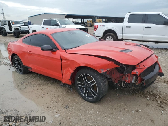 2022 Ford Mustang EcoBoost with VIN 1FA6P8TH3N5101247, listed as a Copart auction lot 51008235 with 59,662 mi miles and Salvage Title. Bid and sale history available at carsss.com. Image 4.