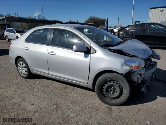 2010 Toyota Yaris with VIN JTDBT4K35A1363419, listed as a Copart auction lot 47742155 with 65,216 mi miles and Salvage Title. Bid and sale history available at carsss.com. Image 4.