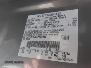 2005 Ford Ranger XL z VIN 1FTYR10U05PA30440, wystawiony jako IAAI lot #41832729 z przebiegiem 201 888 mil mil oraz . Historia ofert i sprzedaży dostępna na DreamBid. Obrazek 9.
