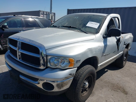 2005 Dodge 1500 SLT with VIN 1D7HA16N95J510928, listed as a IAAI auction lot 42012507 with 63,074 mi miles. Bid and sale history available at carsss.com. Image 2.