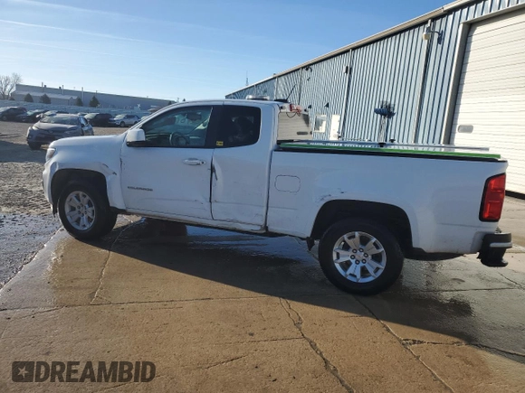 2022 Chevrolet Colorado 2WD LT with VIN 1GCHSCEA2N1220290, listed as a Copart auction lot 87701335 with 20,770 mi miles and Clean Title. Bid and sale history available at carsss.com. Image 2.