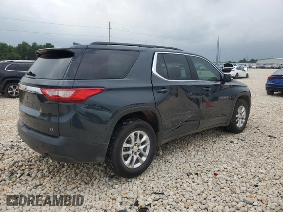 2019 Chevrolet Traverse LT Cloth z VIN 1GNEVGKW9KJ281947, wystawiony jako Copart lot #55349625 z przebiegiem 86 559 mil mil oraz Szkoda całkowita • Salvage title. Historia ofert i sprzedaży dostępna na DreamBid. Obrazek 3.