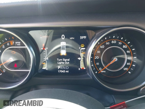 2023 Jeep Gladiator Sport S z VIN 1C6HJTAG2PL575276, wystawiony jako IAAI lot #42056473 z przebiegiem 17 043 mil mil oraz . Historia ofert i sprzedaży dostępna na DreamBid. Obrazek 7.