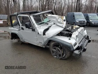 2004 Jeep Wrangler Sport with VIN 1J4FA49S64P767393, listed as a Copart auction lot 51662605 with 165,942 mi miles and Salvage Title. Bid and sale history available at carsss.com. Image 4.