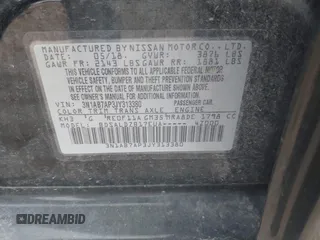 2018 Nissan Sentra S with VIN 3N1AB7AP3JY313380, listed as a IAAI auction lot 41961903 with 73,453 mi miles and . Bid and sale history available at DreamBid. Image 9.