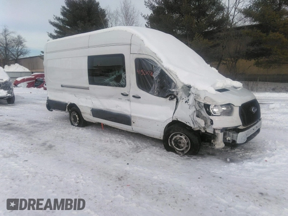 2021 Ford Transit Cargo with VIN 1FTBW3X89MKA61149, listed as a IAAI auction lot 41520778 with Not Provided miles. Bid and sale history available at carsss.com. Image 1.