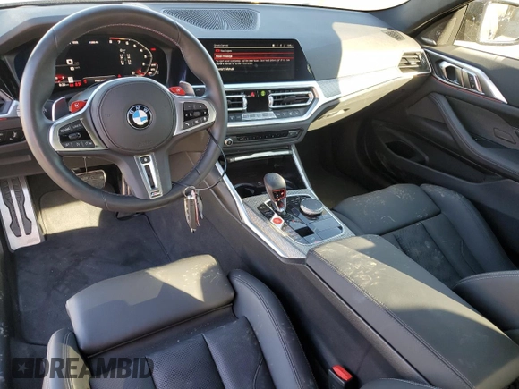 2023 BMW M4 Competition xDrive with VIN WBS43AZ05PCL63204, listed as a Copart auction lot 64324373 with 7,700 mi miles. Bid and sale history available at carsss.com. Image 8.