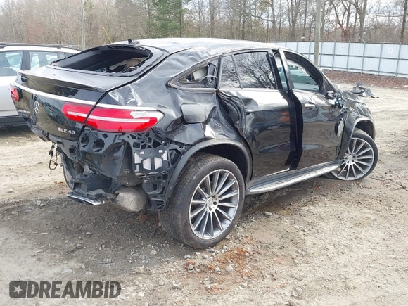 2017 Mercedes-Benz GLE 43 AMG with VIN 4JGED6EB1HA071152, listed as a IAAI auction lot 41556003 with 128,325 mi miles and . Bid and sale history available at DreamBid. Image 4.