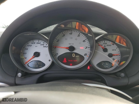 2005 Porsche Boxster S with VIN WP0CB29825U730441, listed as a Copart auction lot 79711224 with 66,780 mi miles and Salvage Title. Bid and sale history available at carsss.com. Image 9.