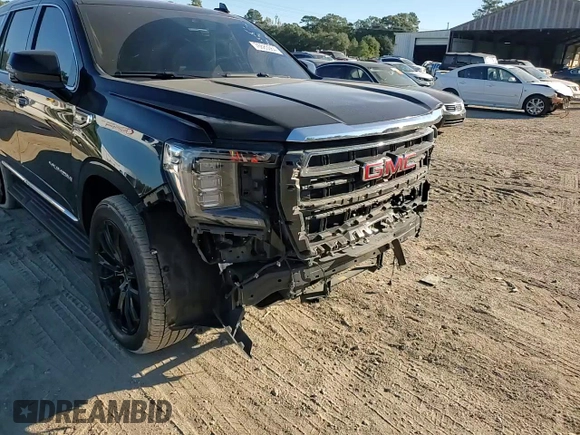 2021 GMC Yukon SLT with VIN 1GKS1BKD0MR307563, listed as a Copart auction lot 76685064 with 52,146 mi miles and Salvage Title. Bid and sale history available at carsss.com. Image 12.