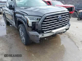 2022 Toyota Tundra Capstone Hybrid with VIN 5TFVC5DB6NX005465, listed as a IAAI auction lot 41589222 with 28,452 mi miles and . Bid and sale history available at DreamBid. Image 12.