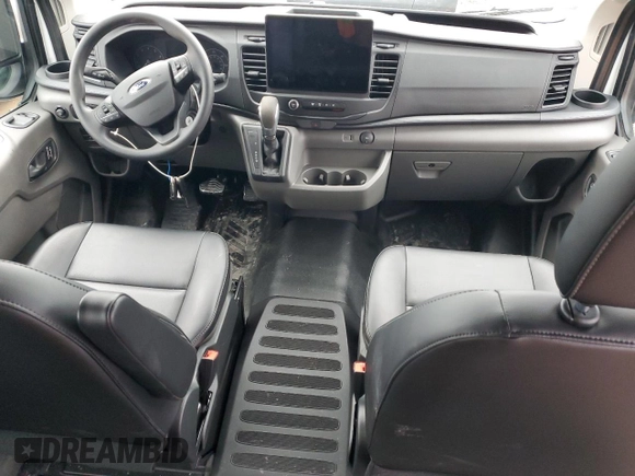2024 Ford Transit Passenger XL with VIN 1FBAX9Y82RKB32407, listed as a Copart auction lot 48528335 with 1,262 mi miles and Salvage Title. Bid and sale history available at DreamBid. Image 8.
