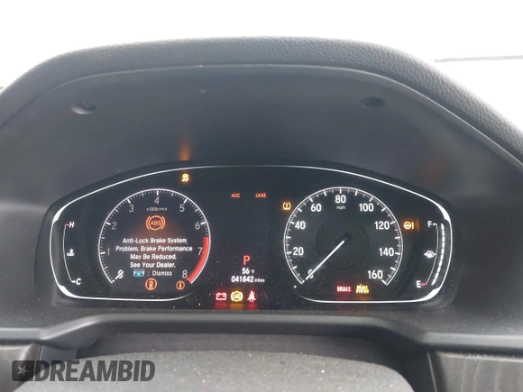 2018 Honda Accord EX with VIN 1HGCV1F43JA092944, listed as a IAAI auction lot 42067162 with 41,842 mi miles and . Bid and sale history available at DreamBid. Image 7.