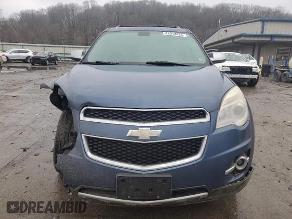 2011 Chevrolet Equinox LTZ with VIN 2CNFLGEC6B6451761, listed as a Copart auction lot 47014225 with 122,911 mi miles and Salvage Title. Bid and sale history available at carsss.com. Image 5.