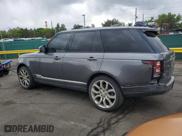 2014 Land Rover Range Rover HSE with VIN SALGS2WF4EA180240, listed as a Copart auction lot 56412085 with 90,235 mi miles and Salvage title. Bid and sale history available at DreamBid. Image 2.