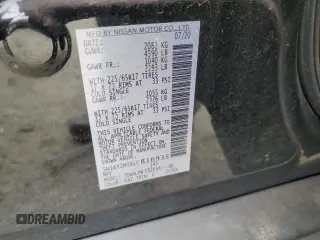 2020 Nissan Rogue S with VIN 5N1AT2MTXLC816935, listed as a Copart auction lot 47088005 with 67,073 mi miles and Salvage Title. Bid and sale history available at carsss.com. Image 16.
