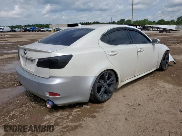 2009 Lexus IS 250 with VIN JTHBK262395093408, listed as a Copart auction lot 64627095 with 184,822 mi miles and Clean title. Bid and sale history available at DreamBid. Image 3.