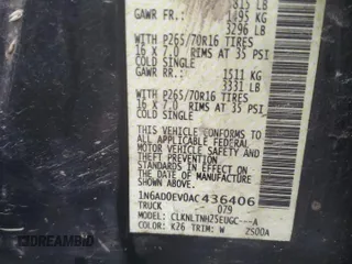 2010 Nissan Frontier LE with VIN 1N6AD0EV0AC436406, listed as a Copart auction lot 43228375 with 165,792 mi miles and Salvage title. Bid and sale history available at DreamBid. Image 12.
