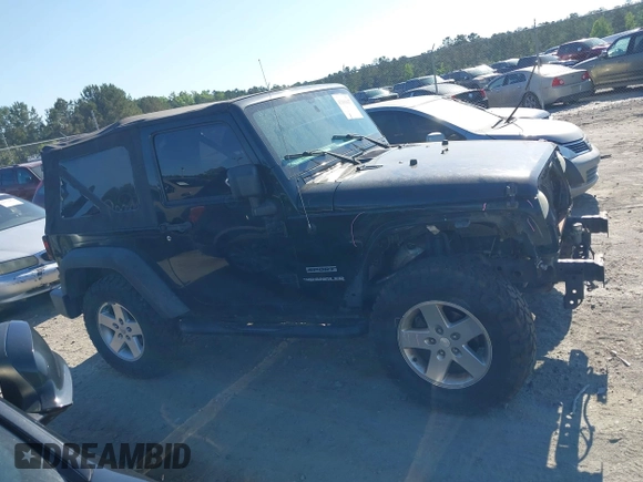 2012 Jeep Wrangler Sport with VIN 1C4AJWAG0CL247103, listed as a IAAI auction lot 42181637 with 159,003 mi miles and . Bid and sale history available at DreamBid. Image 14.