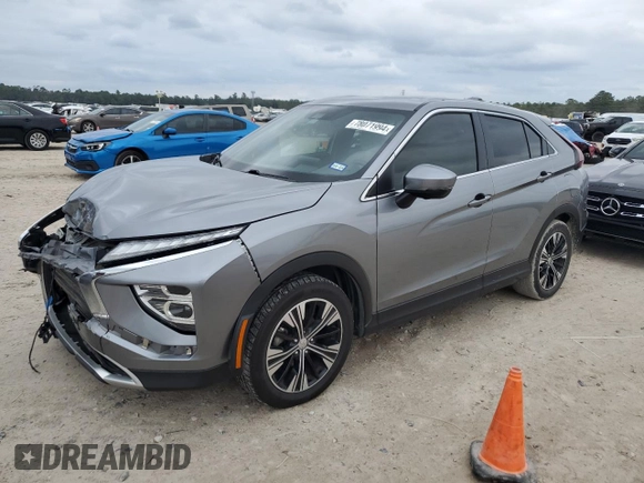 2022 Mitsubishi Eclipse Cross SE с VIN JA4ASWAA2NZ005920, выставлен на аукционе Copart как лот 78071994 с пробегом 49 050 миль миль и Чистый • Clean title. История ставок и продаж доступна на DreamBid. Изображение 1.