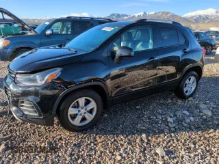2021 Chevrolet Trax LT with VIN KL7CJPSM7MB371313, listed as a Copart auction lot 48622595 with 64,107 mi miles and Salvage Title. Bid and sale history available at carsss.com. Image 1.