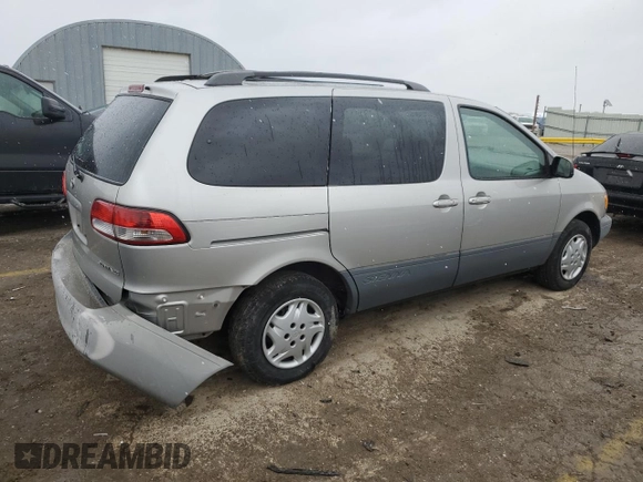 2003 Toyota Sienna CE with VIN 4T3ZF19CX3U554784, listed as a Copart auction lot 49905135 with 129,439 mi miles and Salvage Title. Bid and sale history available at carsss.com. Image 3.