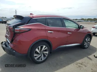 2019 Nissan Murano SL with VIN 5N1AZ2MS6KN163397, listed as a Copart auction lot 53791905 with 128,987 mi miles and Salvage Title. Bid and sale history available at carsss.com. Image 3.