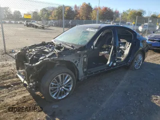 2020 Infiniti Q50 Luxe with VIN JN1EV7AR5LM257295, listed as a Copart auction lot 76264494 with Not Provided miles and Salvage Title. Bid and sale history available at DreamBid. Image 1.