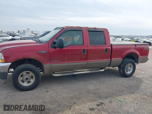 2002 Ford Super Duty F-250 XL with VIN 1FTNW21F32EB72189, listed as a IAAI auction lot 41724745 with 164,054 mi miles. Bid and sale history available at carsss.com. Image 14.