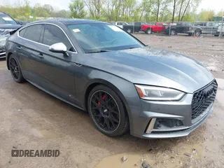 2018 Audi S5 Sportback Prestige z VIN WAUC4CF57JA061764, wystawiony jako IAAI lot #42178776 z przebiegiem 109 295 mil mil oraz . Historia ofert i sprzedaży dostępna na DreamBid. Obrazek 1.
