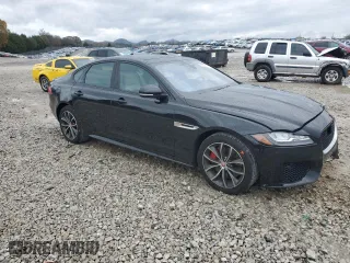 2016 Jaguar XF S with VIN SAJBM4BV0GCY00336, listed as a Copart auction lot 80828124 with 73,577 mi miles and Salvage Title. Bid and sale history available at carsss.com. Image 4.