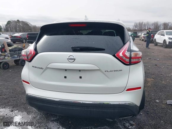 2016 Nissan Murano SV with VIN 5N1AZ2MG2GN171273, listed as a IAAI auction lot 41748919 with 558,639 mi miles. Bid and sale history available at carsss.com. Image 16.