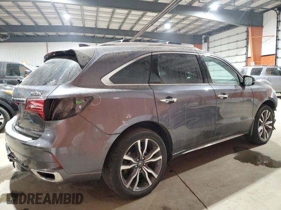 2020 Acura MDX w/Advance Pkg with VIN 5J8YD4H86LL801321, listed as a Copart auction lot 88286965 with 49,110 mi miles and Salvage Title. Bid and sale history available at carsss.com. Image 3.
