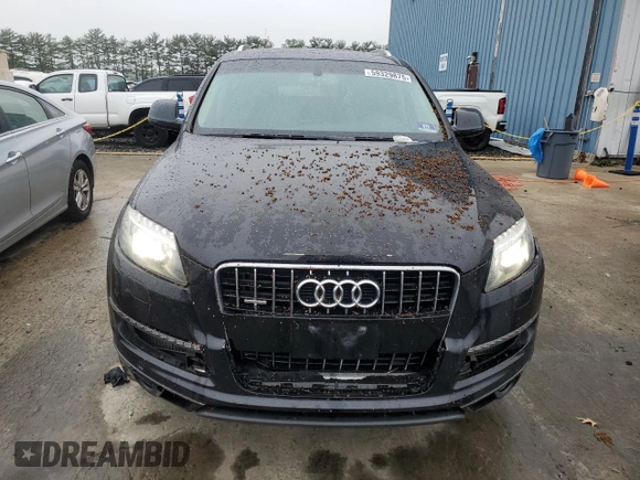 2015 Audi Q7 Premium Plus with VIN WA1LMAFE2FD023589, listed as a Copart auction lot 59329875 with 103,365 mi miles and Salvage title. Bid and sale history available at DreamBid. Image 5.