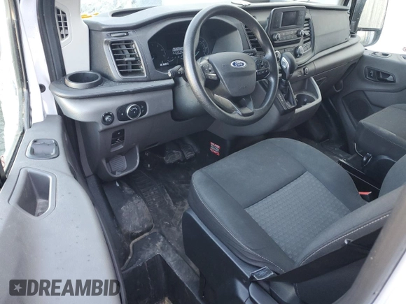 2021 Ford Transit Cargo with VIN 1FTBR1Y83MKA70780, listed as a Copart auction lot 77207664 with Not provided miles and Clean title. Bid and sale history available at DreamBid. Image 8.