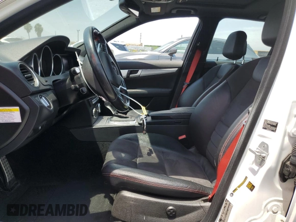 2014 Mercedes-Benz C 350 Sport with VIN WDDGF5HB0ER314501, listed as a Copart auction lot 62274664 with 243,546 mi miles and Salvage Title. Bid and sale history available at DreamBid. Image 7.