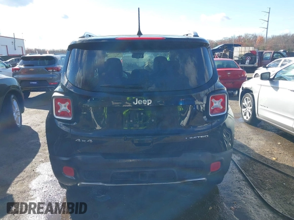 2018 Jeep Renegade Limited with VIN ZACCJBDB3JPH01905, listed as a IAAI auction lot 40900045 with 50,236 mi miles and . Bid and sale history available at DreamBid. Image 16.