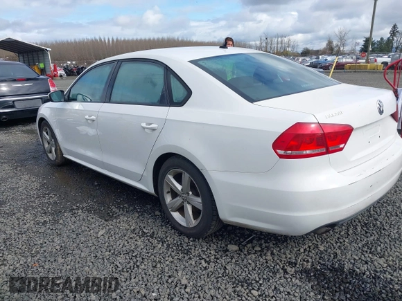 2013 Volkswagen Passat Wolfsburg Edition with VIN 1VWAP7A39DC132046, listed as a IAAI auction lot 41829115 with 122,660 mi miles. Bid and sale history available at carsss.com. Image 3.