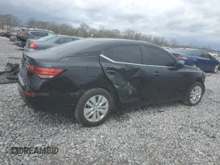 2025 Nissan Sentra S with VIN 3N1AB8BV5SY231252, listed as a Copart auction lot 47863445 with 7,665 mi miles and Salvage Title. Bid and sale history available at DreamBid. Image 3.